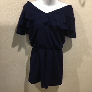 Maddie blue romper XL